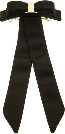 Ferragamo Vara Bow Silk-Blend Hair Clip