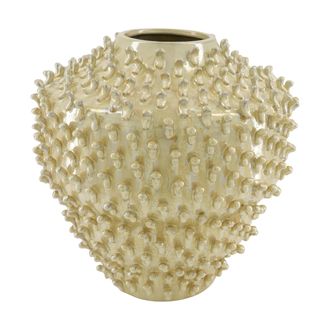 Schubiger M&ouml;bel Vase Puffiso, Keramik, Perlmutt