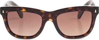 Moncler Bronzz Rechthoekige Zonnebril - Dames - Zonnebrillen - Bruin - 52 MM - Accessoires