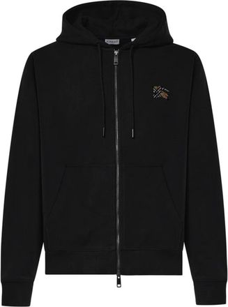 Burberry Zip-throughs - Heren - Vesten met rits - Zwart - M - Hoodies & sweatvesten