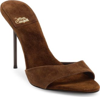 Jeffrey Campbell Ce-Soire Slide Sandal in Brown Suede at Nordstrom, Size 8.5