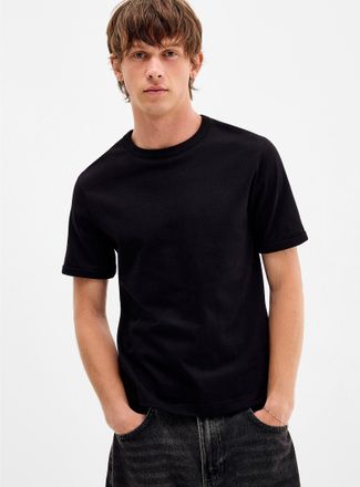 Djab Mens Monochrome ringer T-shirt Retro fit