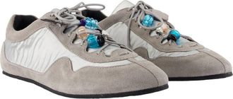 Cecilie Bahnsen Womens Blaise Sneaker Beige Calfskin