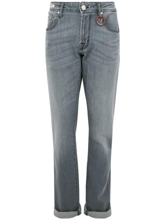 Sartoria Tramarossa Grey Michelangelo Jeans In Cotton