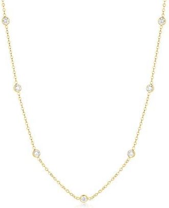 Set & Stones Faye Necklace in Gold at Nordstrom, Size 18