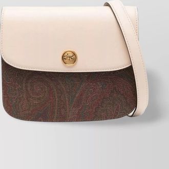 Etro shoulder bag paisley print panels