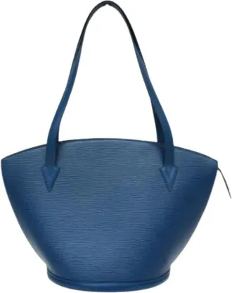 Louis Vuitton Pre-owned Shoulder Bags, female, Blue, Size: ONE SIZE Pre-owned Vintage Shoulder Bag