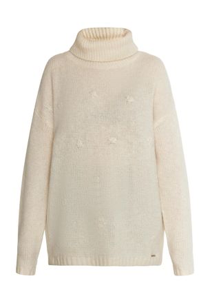 Usha Trui met coltrui Dames Cr&egrave;me melange