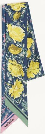 Valentino Garavani Scarf Bandeau Apres lHiver Poppies in seta Donna MULTICOLOR UNI