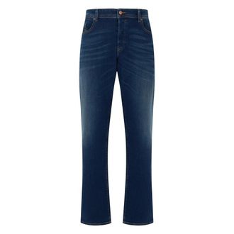Diesel Straight Jeans, male, Blue, Size: W38 Buster Jeans