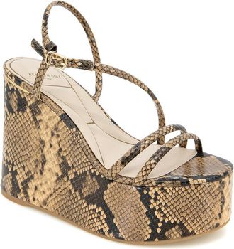 Kenneth Cole Tatiana Snakeskin Sandal