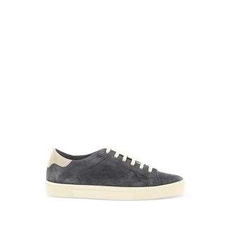 Brunello Cucinelli Suede Embossed-logo Sneakers