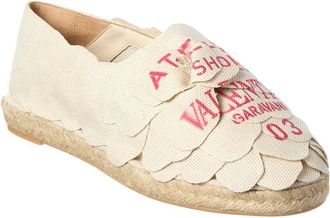 Valentino Vlogo Signature Canvas Espadrille