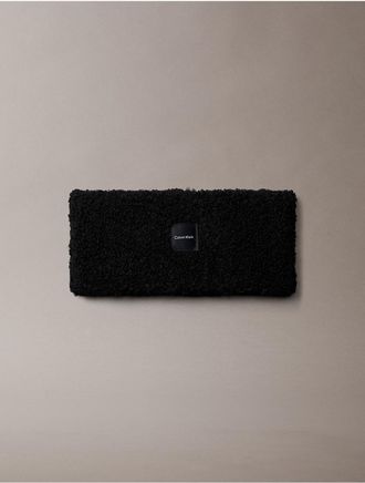 Calvin Klein Womens Boucle Headband - Black