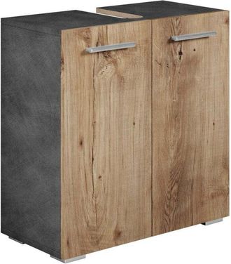 Badplaats Mueble bajo lavabo Jupiter 60 x 30 x 60 cm - Roble castaño con g