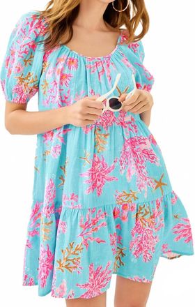 Lilly Pulitzer Womens Zemini Coverup In Multi Royal Coral