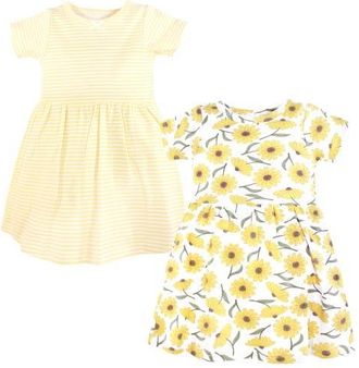 Hudson Baby Stylish Baby Dress 2Pk in Daisy at Nordstrom, Size 6-9M