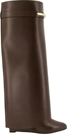 Givenchy High Boots, female, Brown, Size: 8 US Shark Pinch Boots