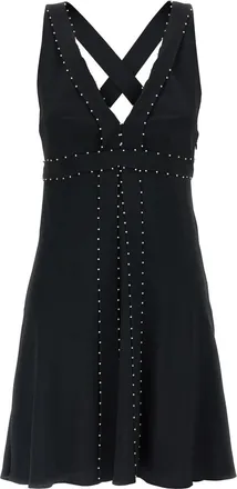 Giovanni Bedin Pearl Dress - Dames - Korte kleedjes - Zwart - S - Kleedjes