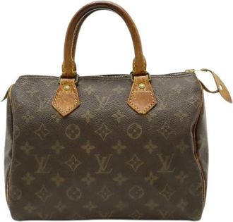 Louis Vuitton Pre-owned Monogram Speedy 25 Handtas - Dames - Vintage Handtas - Bruin - ONE Size - Vintage