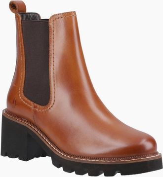 Hush Puppies Womens Gaia Womens Chelsea Boots - Brown - Size: 3