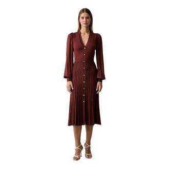 Twinset Donna, Abiti, Marrone, M, new