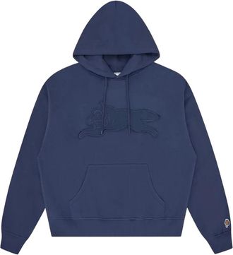 Icecream Felpa con cappuccio Applique Running Dog - - Sweatshirts & Hoodies - Uomo - Blu - XL