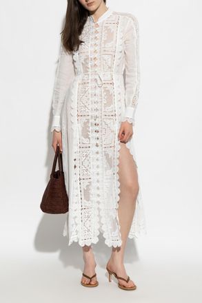 Zimmermann Lace Dress, Womens, White