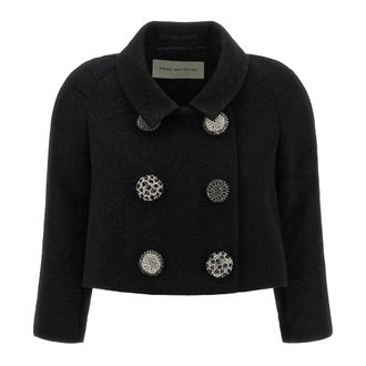 Dries Van Noten Blazers, female, Black, Size: XS Vipa Blazer