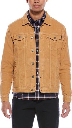 Stone Rose Washed Corduroy Trucker Shirt Jacket