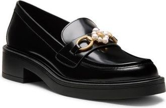 Stuart Weitzman Socharming Loafer in Black at Nordstrom, Size 9.5
