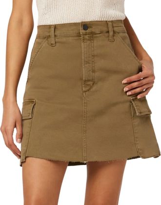 Joe's Womens The Cargo Skirt In Capers