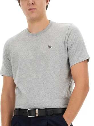 Paul Smith Organic Cotton T-Shirt - Gray