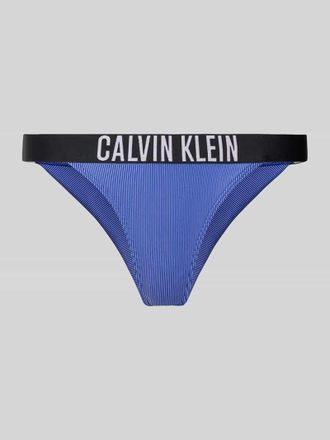 Calvin Klein Underwear Bikinihose mit elastischem Label-Bund Modell BRAZILIAN in Blau, Größe M