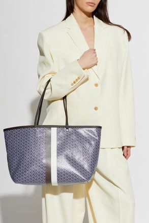 Tory Burch Shopper Bag The Racer, Womens, Navy Blue
