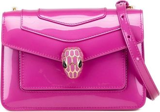 Bulgari Pre-owned Shoulder Bags, female, Pink, Size: ONE SIZE Pre-owned Shoulder Bag