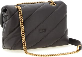 Pinko Love Shoulder Bag - Black