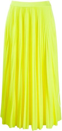 Valentino Garavani Vlogo Pleated Midi Skirt