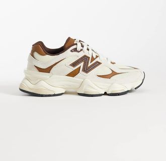 New Balance 9060 - Sneakers bianche e marroni-Marrone