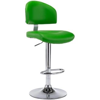 vidaXL Taburete De Cocina Cuero Sint&eacute;tico Verde Vidaxl
