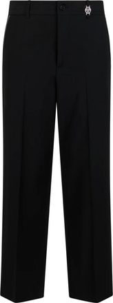 Philipp Plein Pantaloni Loose Fit - - Trousers - Uomo - Nero - XS