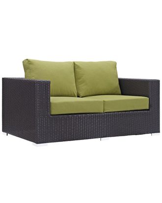 ModWay Convene Outdoor Patio Wicker Rattan Loveseat