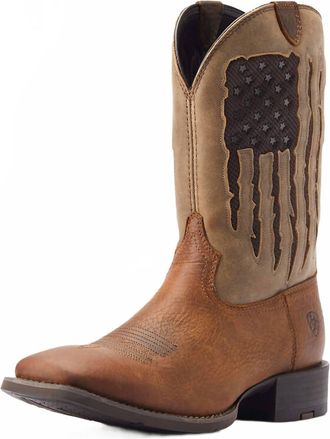 Ariat Mens Sport My Country Venttek Western Boots In Faithful Brown