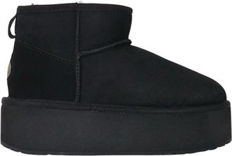 Emu Black Suede Ankle Boots