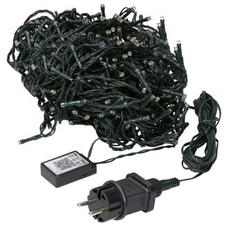 ECD Germany Luces de navidad 720 led 54m blanco fr&iacute;o interior/exterior ip-44