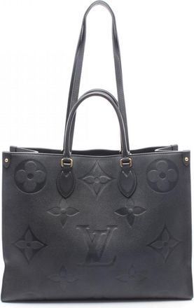 Louis Vuitton Black Monogram Empreinte Leather Handbag Tote Bag (Pre-Owned)
