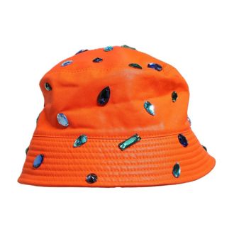 Dolce & Gabbana Hats, unisex, Orange, Size: ONE SIZE Fisherman Hat