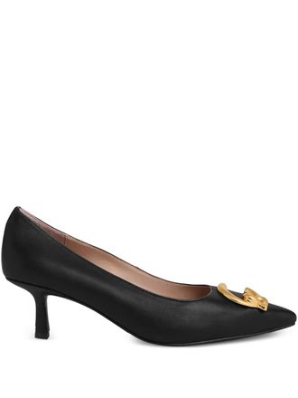 Coccinelle C-me pointed-toe heeled pumps - Black