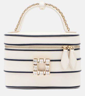 Roger Vivier Tr&egrave;s Vivier Micro leather vanity bag