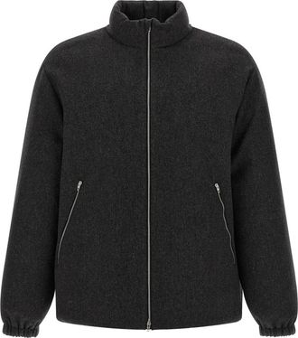 Jil Sander Dark Grey Wool Jacket